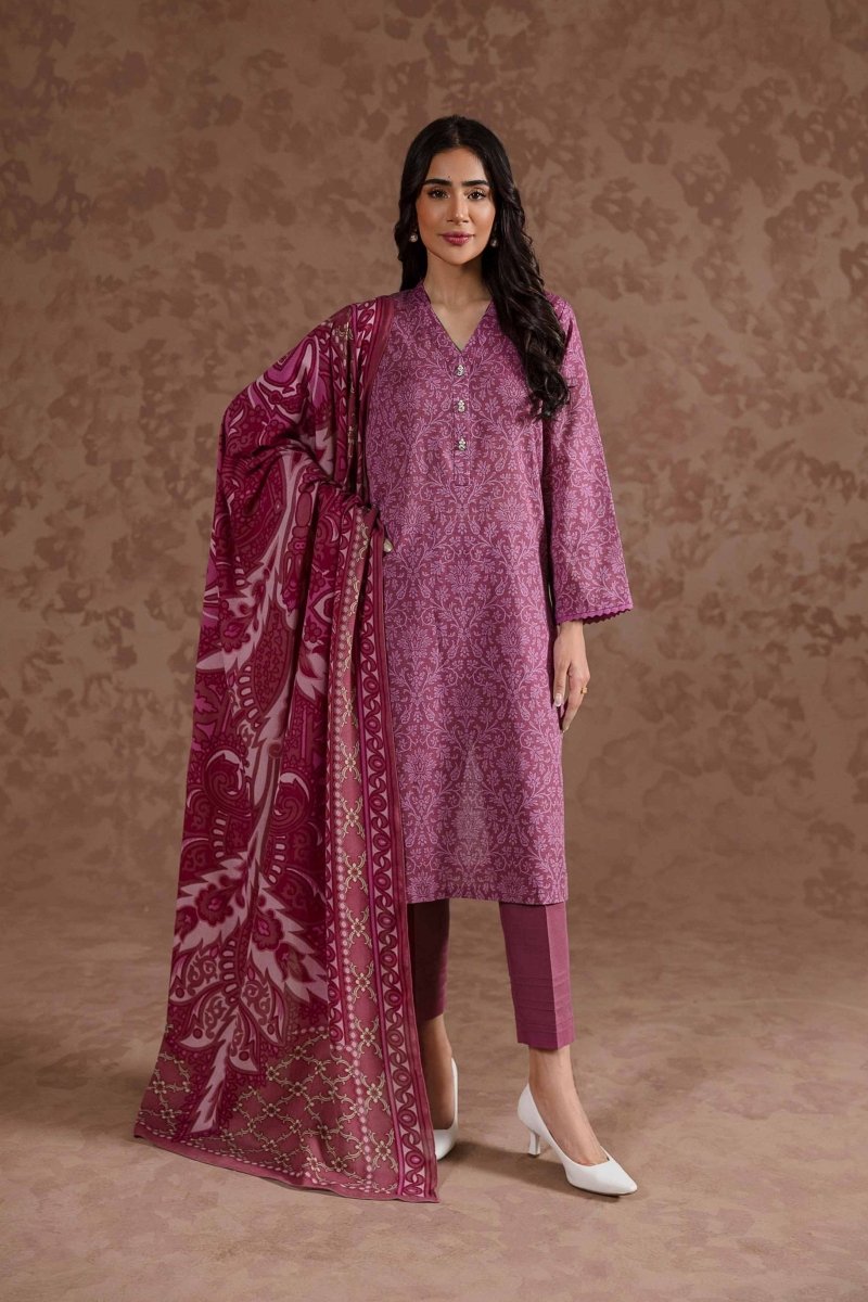 Nishat Khaddar 3 Piece Suit NIS05 - Designer dhaage