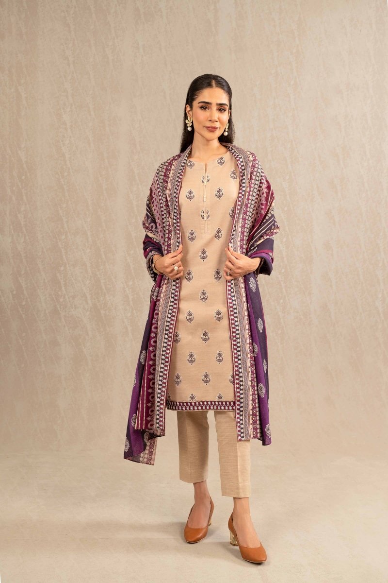 Nishat Khaddar 3 Piece Suit NIS06 - Designer dhaage