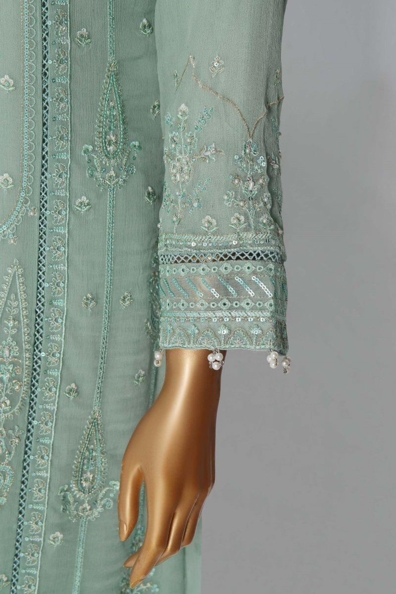 Sada Bahar Embellished Chiffon Pakistani Wedding Wear SBA120 - Designer dhaage