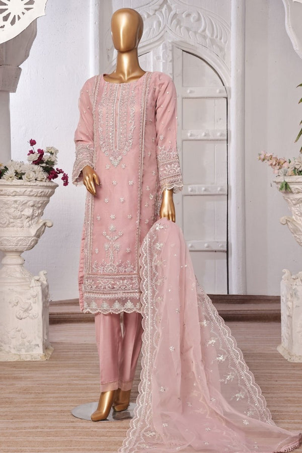 Sada Bahar Embroidered Organza Pakistani Party Wear SBA110 - Designer dhaage