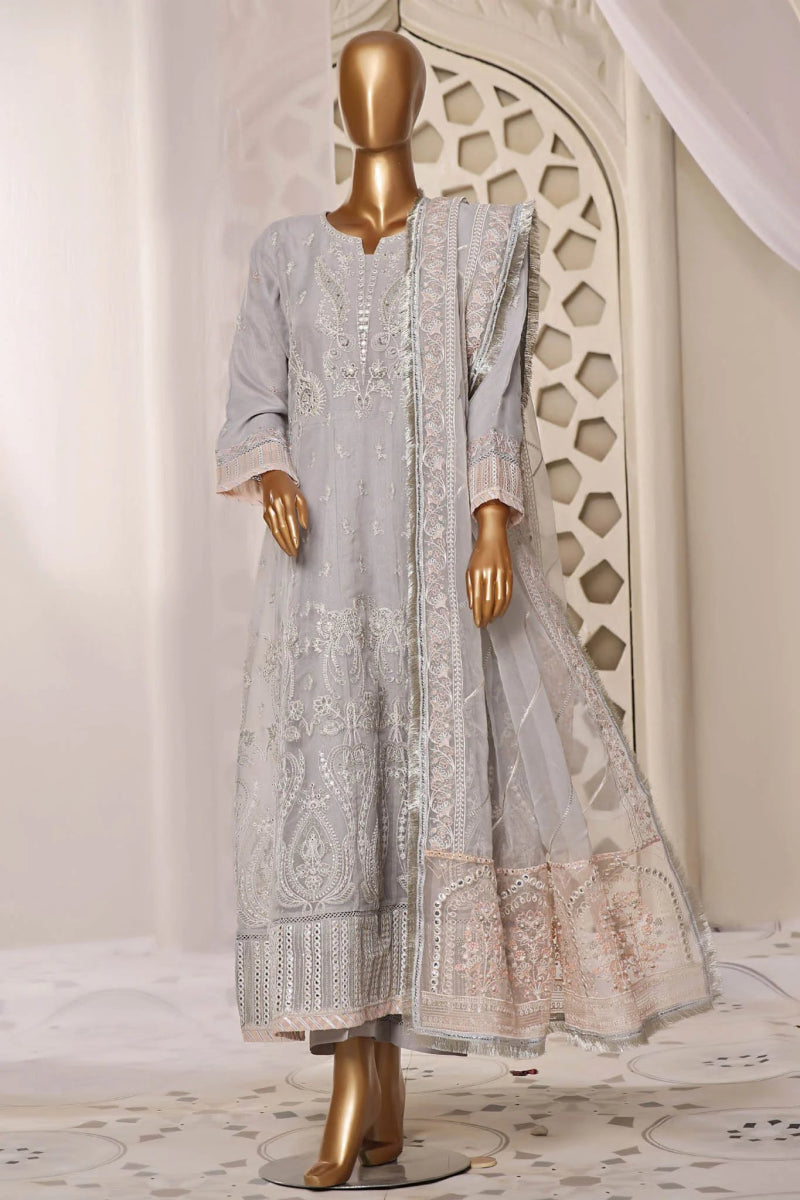 Sada Bahar Embroidered Pakistani Party Wear Frock SBA97 - Designer dhaage