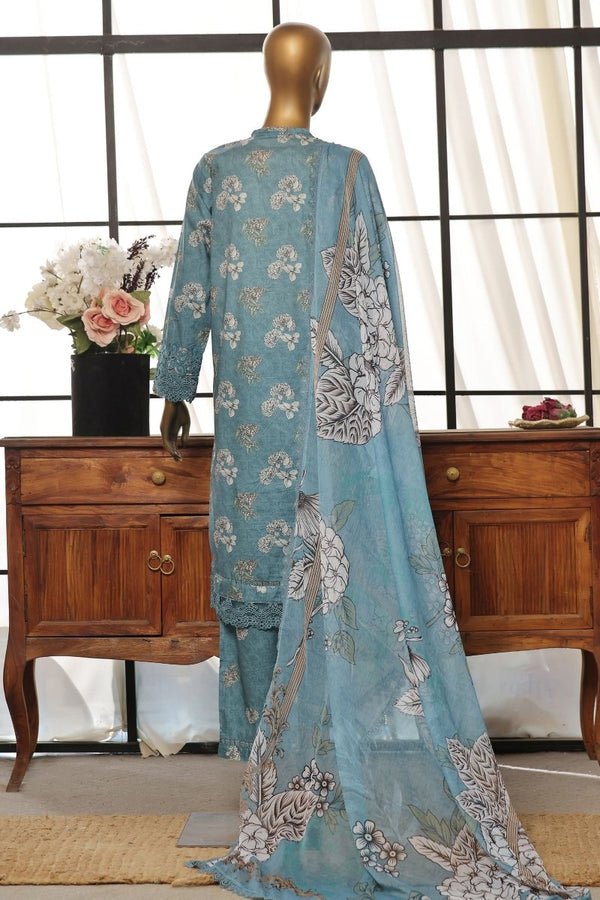 Sada Bahar Lawn Lacework Pakistani Suit SBA113 - Designer dhaage
