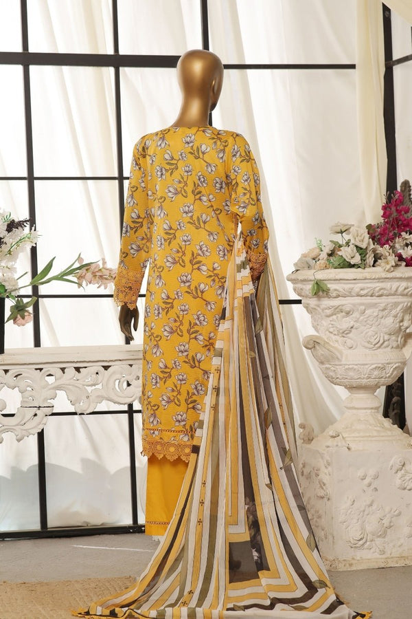 Sada Bahar Lawn Lacework Pakistani Suit SBA114 - Designer dhaage