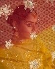 Sajni Embellished Organza Mehndi Gharara Outfit SAJ11 - Designer dhaage