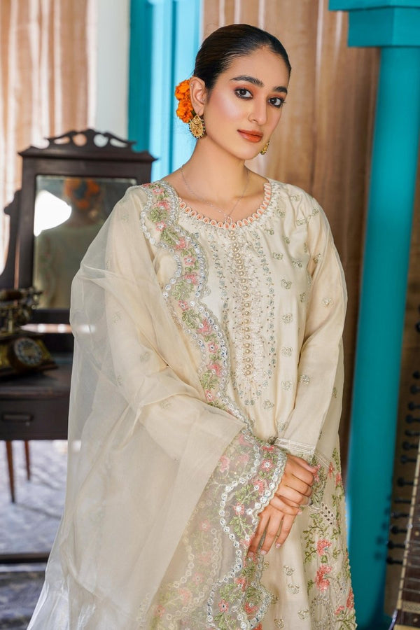 Sajni Embroidered Cotton Pakistani Suit SAJ06 - Designer dhaage