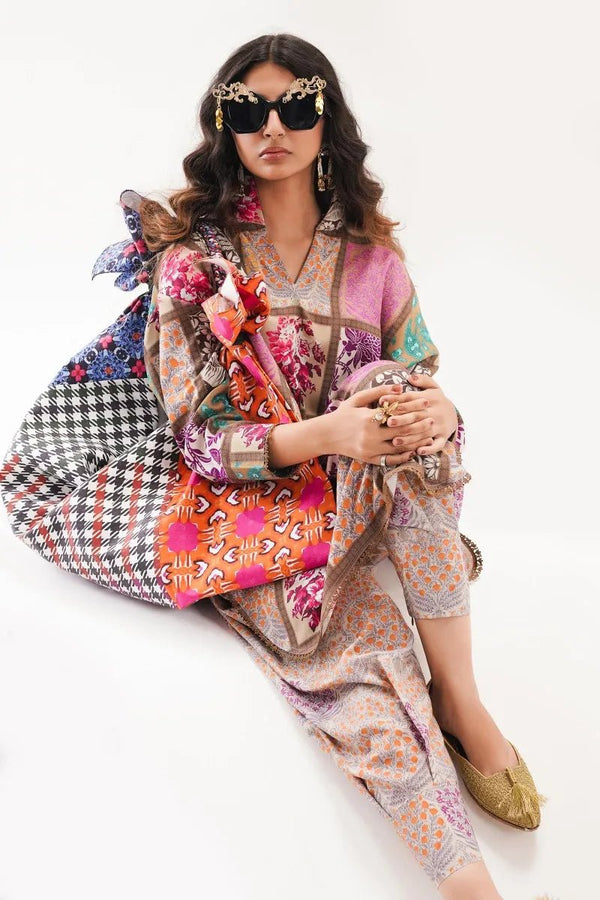 Sana Safinaz Mahay 25A Linen 2 Piece Suit SAN294 - Designer dhaage