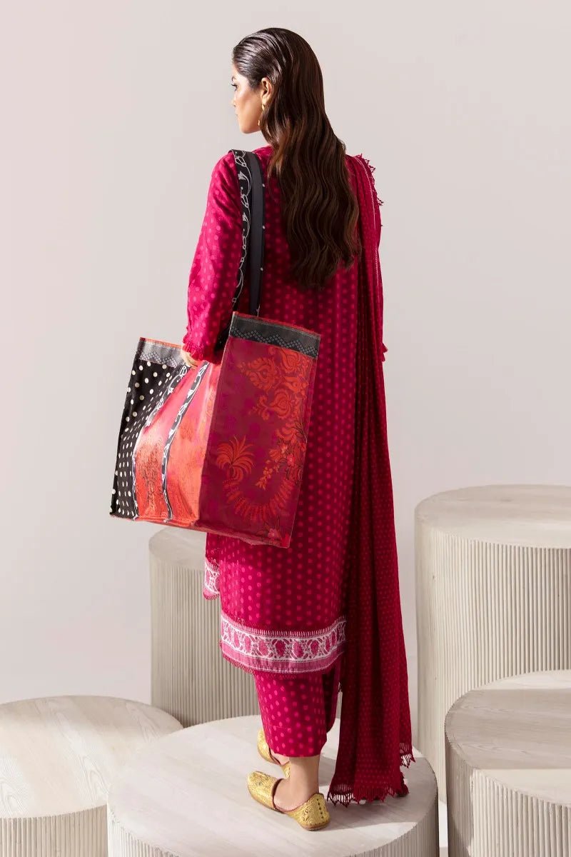 Sana Safinaz Mahay 8A Linen 3 Piece Suit SAN289 - Designer dhaage