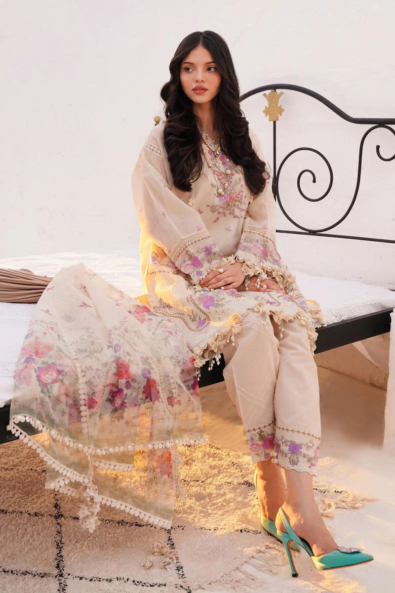 Sana Safinaz Muzlin 5A Pakistani Net Suit SAN265 - Designer dhaage