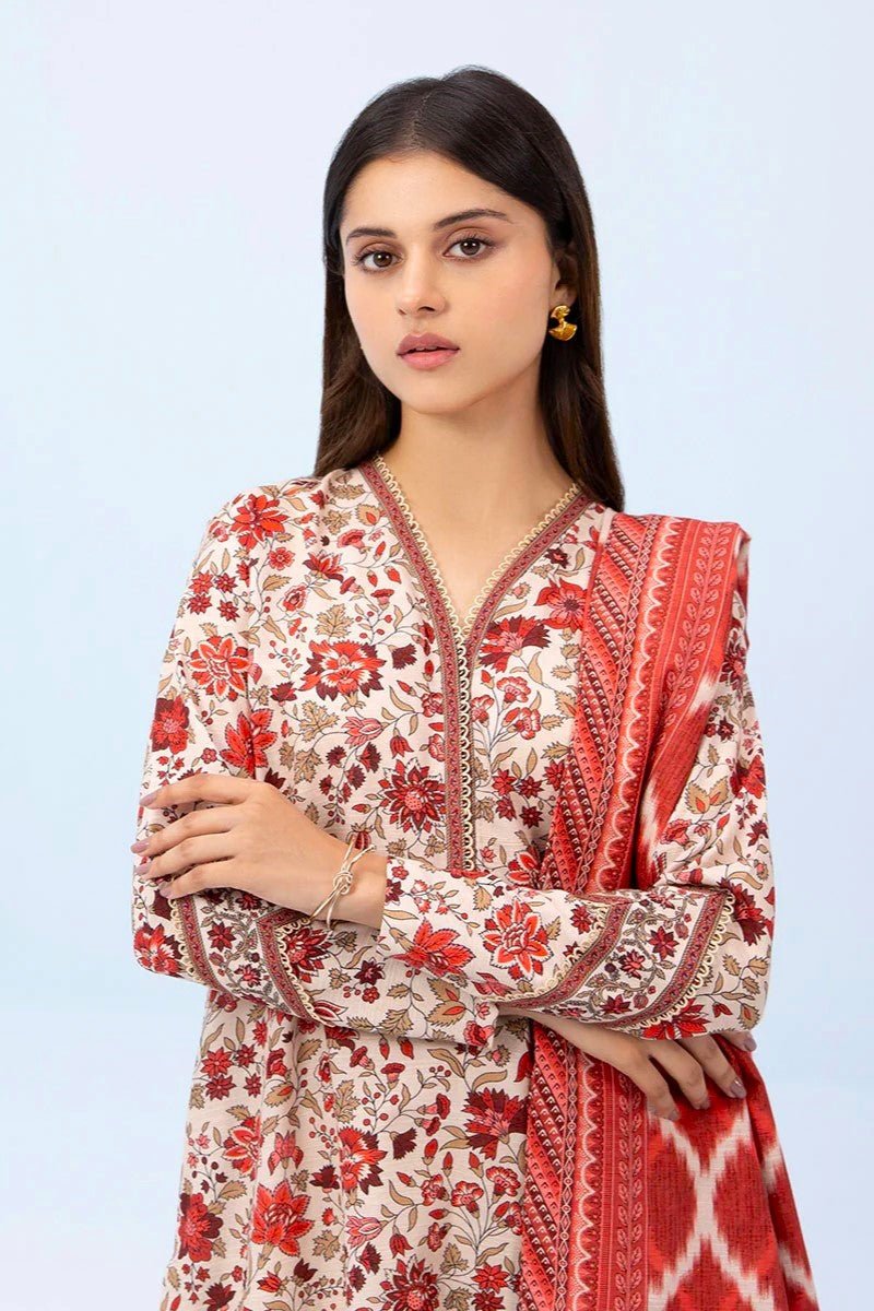 Sapphire Khaddar 3 Piece Suit SAP190 - Designer dhaage