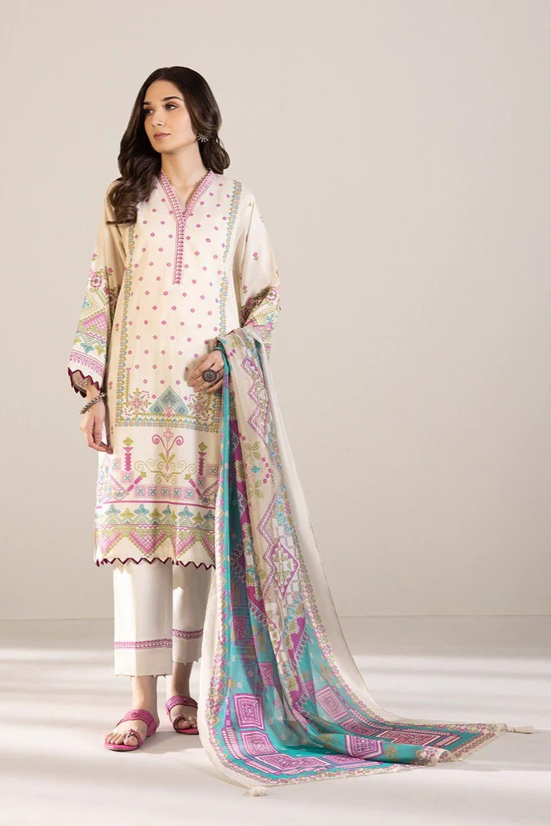 Sapphire Lawn 3 Piece Suit SAP147 - Designer dhaage