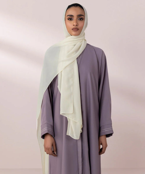 Sapphire Nida Button Abaya SAP159 - Designer dhaage