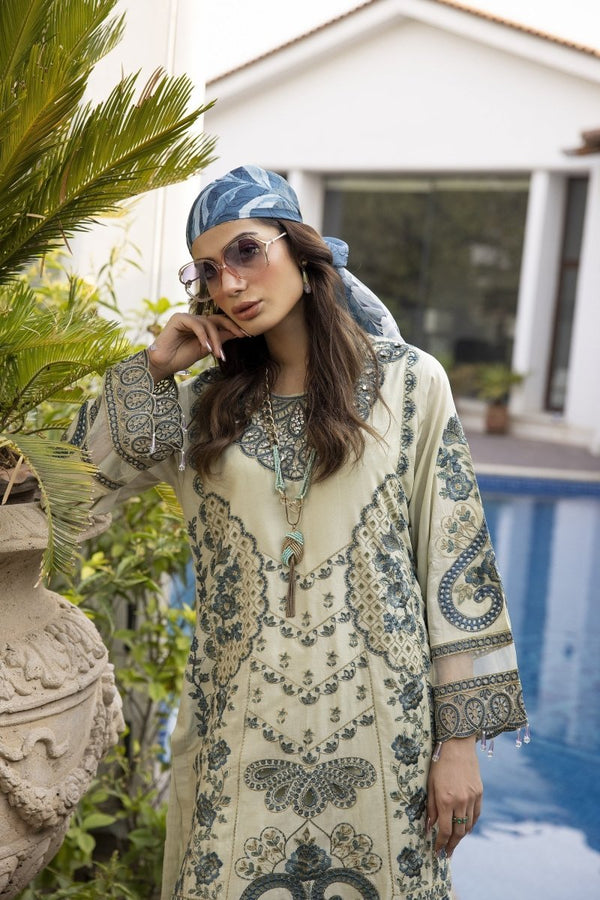 Simrans Ivana Luxury Lawn Chikankari Pakistani Suit SIM184 - Designer dhaage