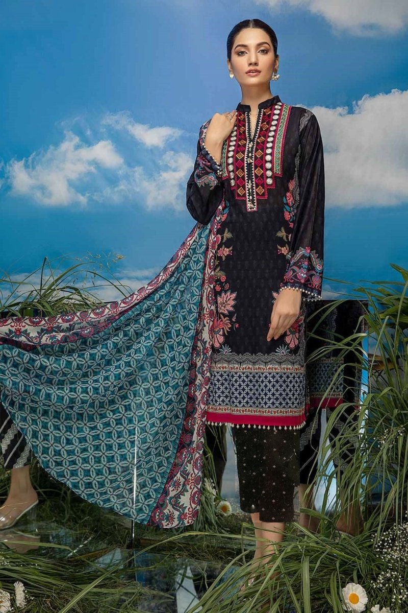 So Kamal Embroidered Pakistani Lawn Suit SKA58