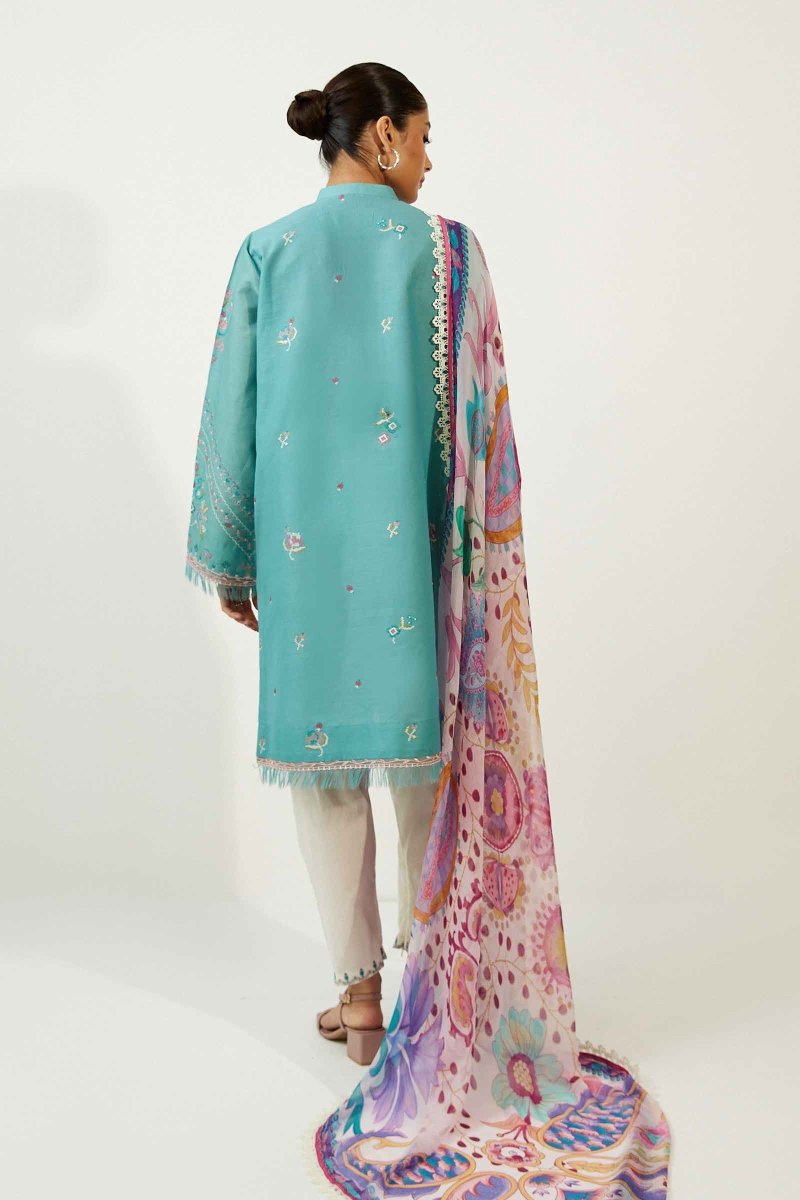 Zara Shahjahan Coco Lawn Pakistani Suit ZAR46 - Designer dhaage