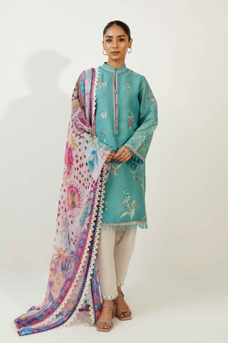 Zara Shahjahan Coco Lawn Pakistani Suit ZAR46 - Designer dhaage