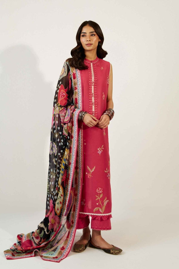 Zara Shahjahan Coco Lawn Pakistani Suit ZAR47 - Designer dhaage