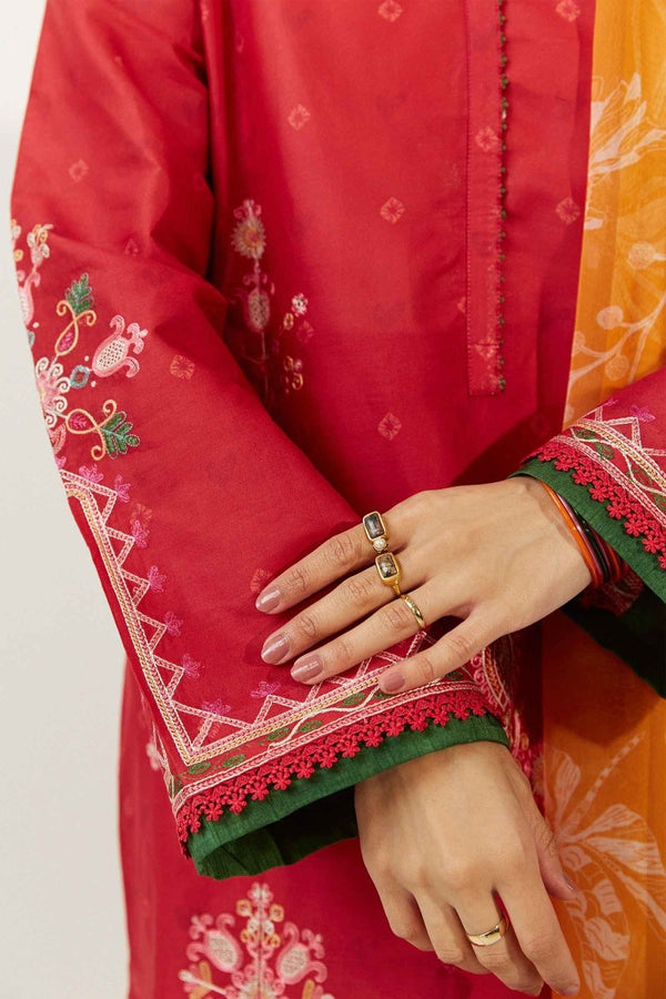 Zara Shahjahan Coco Lawn Pakistani Suit ZAR50 - Designer dhaage