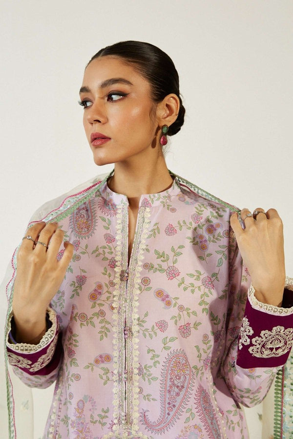 Zara Shahjahan Coco Lawn Pakistani Suit ZAR51 - Designer dhaage