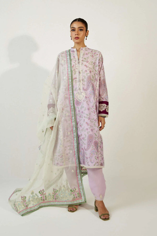 Zara Shahjahan Coco Lawn Pakistani Suit ZAR51 - Designer dhaage