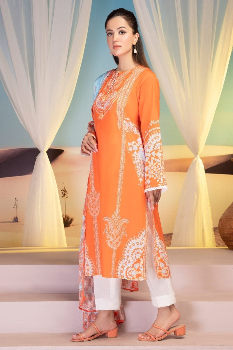 Limelight Lawn 3 Piece Suit LIM302-Designer dhaage