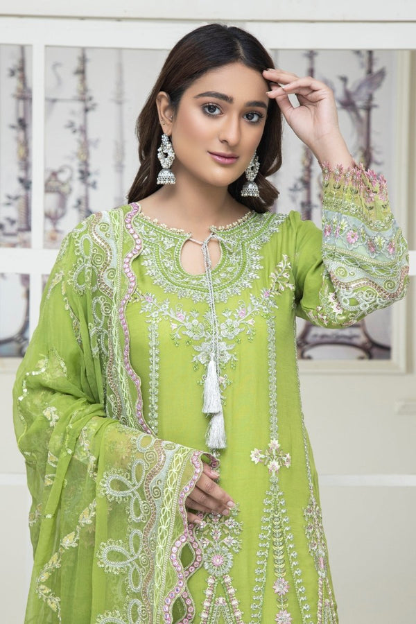 Mihrimah Chiffon Formal Suit MIH31-Designer dhaage