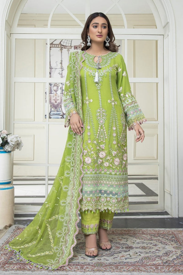 Mihrimah Chiffon Formal Suit MIH31-Designer dhaage